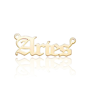 
                  
                    Load image into Gallery viewer, Zodiac Nameplate Necklace - INHEAVENUS
                  
                